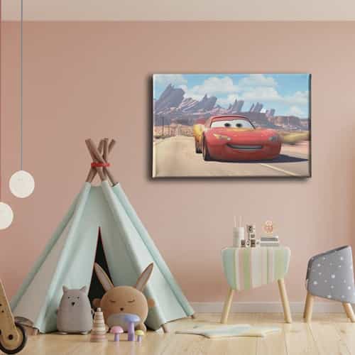 Simsek Mcqueen Kanvas Tablo