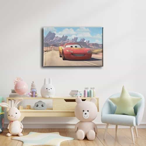 Simsek Mcqueen Kanvas Tablo