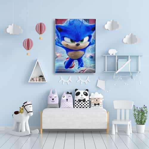 Sonic Boom Cocuk Kanvas Tablo