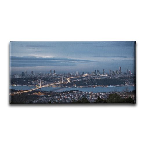 10245_1 Istanbul Panoramik Kanvas Tablo