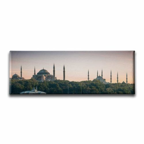10256_1 Ayasofya-sultan Ahmed Cami Panoramik Kanvas Tablo