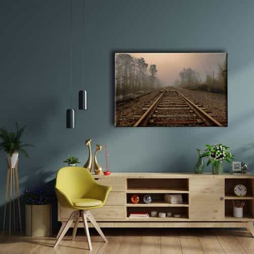 9337_2 Tren Yolu Manzara Tablo