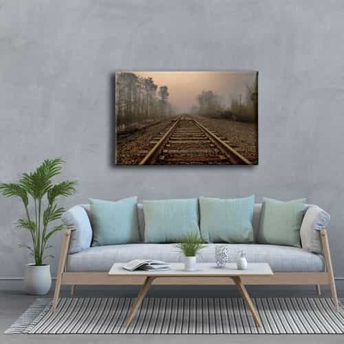 9337_3 Tren Yolu Manzara Tablo