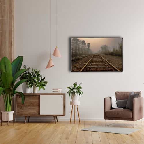 9337_4 Tren Yolu Manzara Tablo