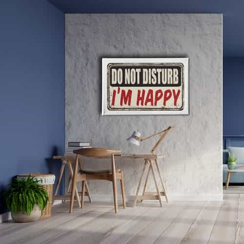 9428_5 Do Not Disturb Canvas Tablo