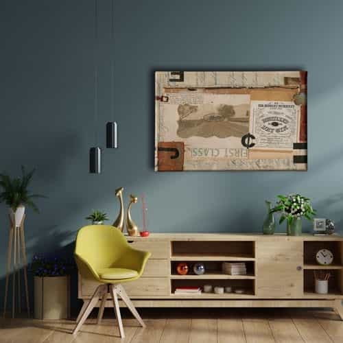 9430_2 Retro Canvas Tablo