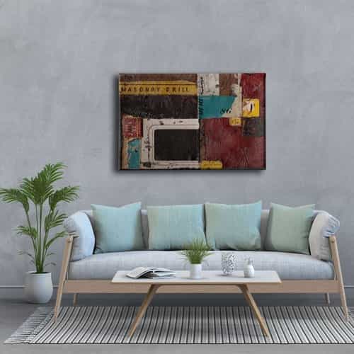9432_3 Retro Canvas Tablo