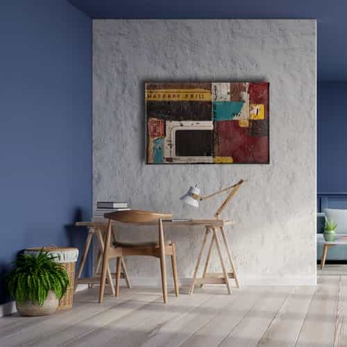 9432_5 Retro Canvas Tablo