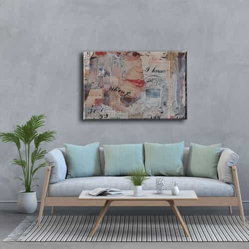 9433_3 Retro Canvas Tablo