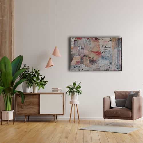 9433_4 Retro Canvas Tablo