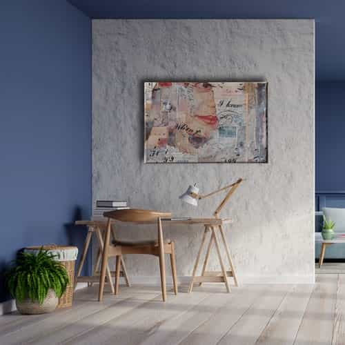 9433_5 Retro Canvas Tablo