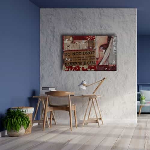 9434_5 Retro Canvas Tablo