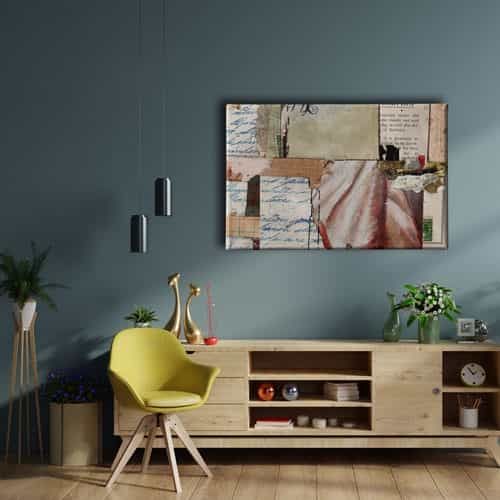 9435_2 Retro Canvas Tablo