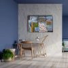 9436_5 Retro Canvas Tablo