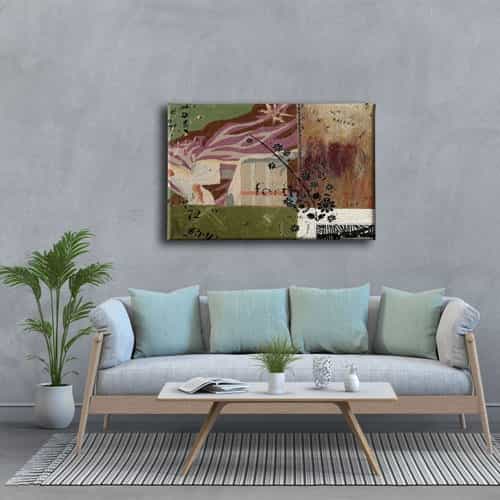 9437_3 Retro Canvas Tablo