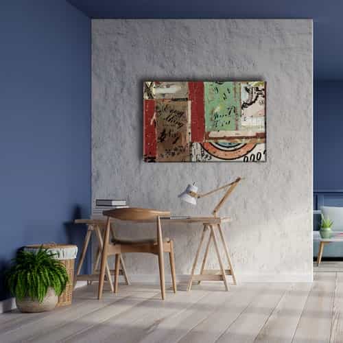 9438_5 Retro Canvas Tablo