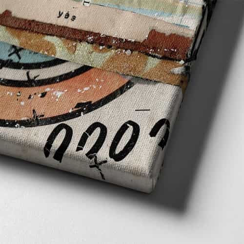 9438_6 Retro Canvas Tablo