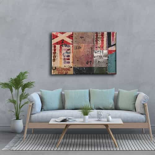 9440_3 Retro Canvas Tablo