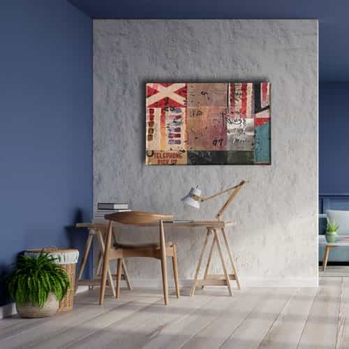 9440_5 Retro Canvas Tablo