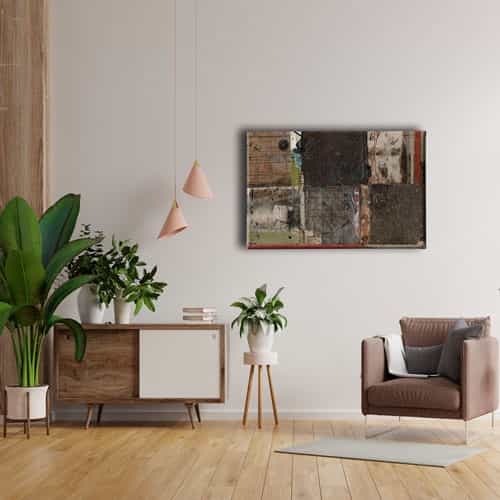 9441_4 Retro Canvas Tablo
