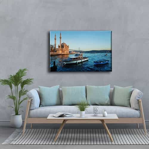 9443_3 Istanbul Ortakoy Canvas Tablo