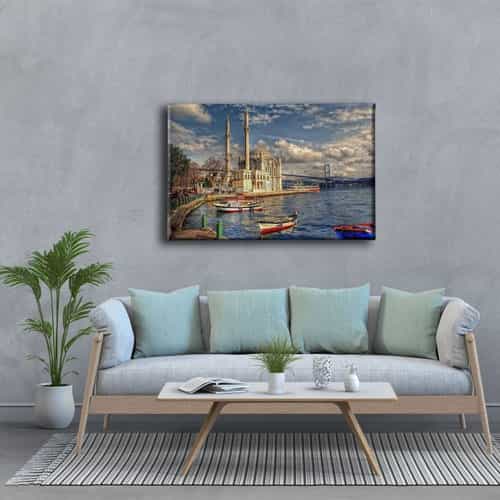 9444_3 Istanbul Ortakoy Canvas Tablo