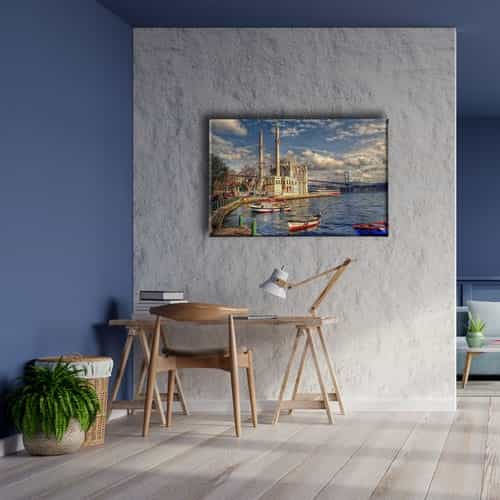 9444_5 Istanbul Ortakoy Canvas Tablo