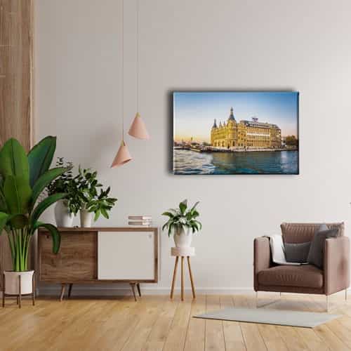 Istanbul Haydarpasa Kanvas Tablo