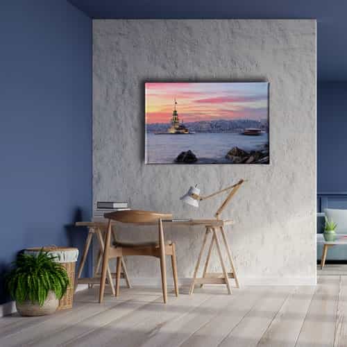 Kiz Kulesi Canvas Tablo