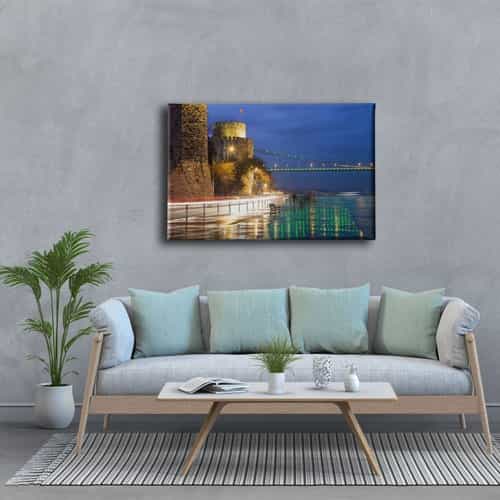 9452_3 Istanbul Hisar Canvas Tablo