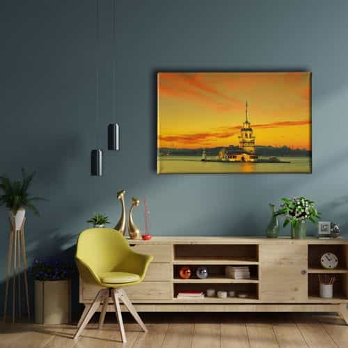9457_2 Kiz Kulesi Canvas Tablo