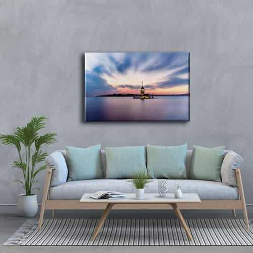 9459_3 Kiz Kulesi Canvas Tablo
