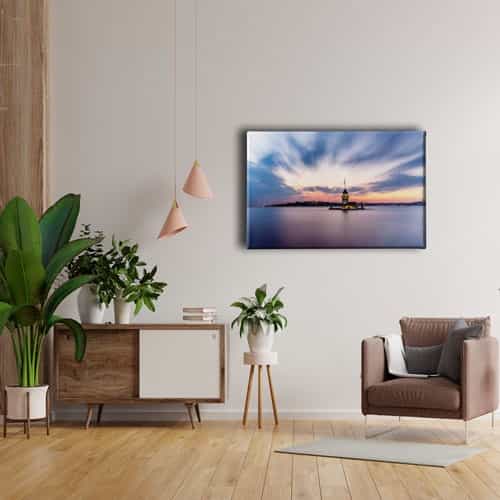 9459_4 Kiz Kulesi Canvas Tablo