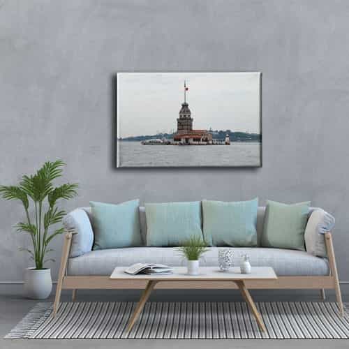 9460_3 Kiz Kulesi Canvas Tablo