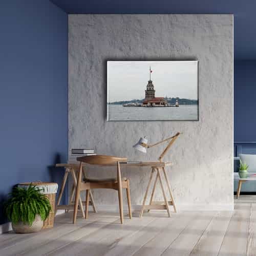 9460_5 Kiz Kulesi Canvas Tablo