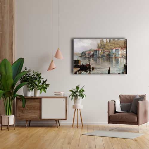 Yagli Boya Istanbul Canvas Tablo