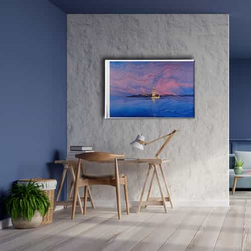 Kiz Kulesi Canvas Tablo