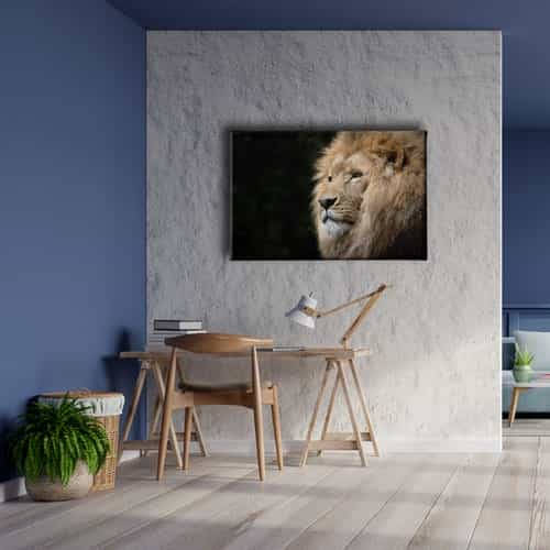 Aslan Kanvas Tablo