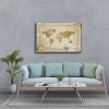 Dunya Haritasi Canvas Tablo