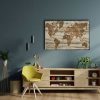 9639_2 Eski Harita Canvas Tablo