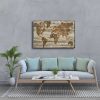 9639_3 Eski Harita Canvas Tablo