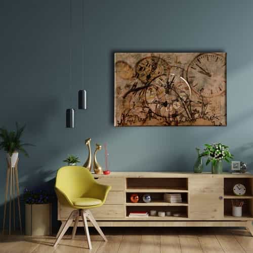 Dunya Haritasi Canvas Tablo