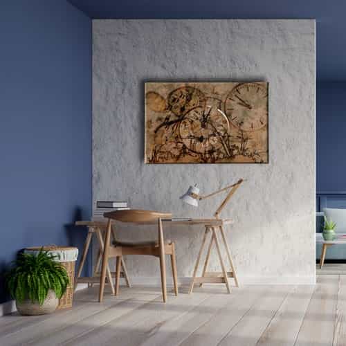 Dunya Haritasi Canvas Tablo