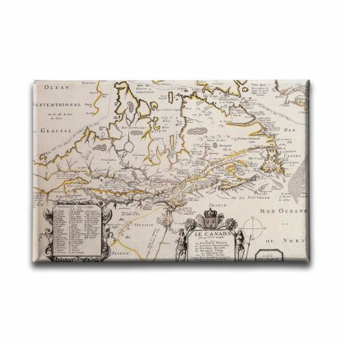 9641_1 Harita Canvas Tablo