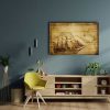 9642_2 Eski Dunya Haritasi Canvas Tablo