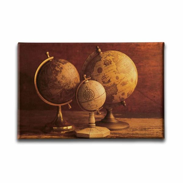9643_1 Kure Harita Canvas Tablo