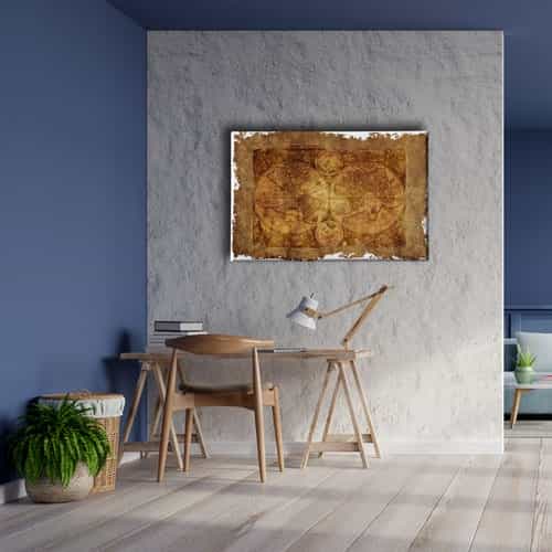 Dunya Haritasi Canvas Tablo