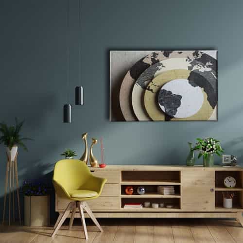 Duvar Kagidi Canvas Tablo