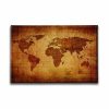 9651_1 Eski Harita Canvas Tablo
