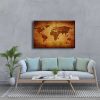 9651_3 Eski Harita Canvas Tablo